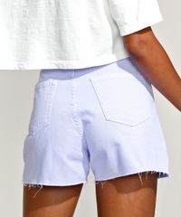 Short-de-Sarja-Feminino-Mindset-Cintura-Alta-com-Fenda-e-Barra-a-Fio-Lilas-9967304-Lilas_2