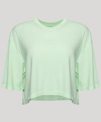 T-Shirt-Feminina-Mindset-Oversized-Cropped-Manga-Curta-Decote-Redondo-Verde-Claro-9969059-Verde_Claro_5