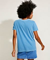 T-Shirt-Feminina-Mindset-Pato-Donald-Manga-Curta-Decote-Redondo-Azul-9969392-Azul_4