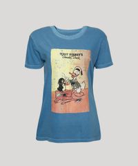 T-Shirt-Feminina-Mindset-Pato-Donald-Manga-Curta-Decote-Redondo-Azul-9969392-Azul_5