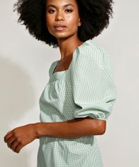 Vestido-Feminino-Mindset-Midi-Estampado-Xadrez-Vichy-com-Cinto-Manga-Bufante-Verde-Claro-9970760-Verde_Claro_4