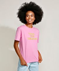 T-Shirt-Feminina-Mindset--Trust-Your-Feelings--Manga-Curta-Decote-Redondo-Rosa-9969399-Rosa_1