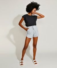 Short-de-Moletom-Feminino-Mindset-Running-Cintura-Alta-com-Bolsos-Cinza-Mescla-9973146-Cinza_Mescla_3 Short-de-Moletom-Feminino-Mindset-Running-Cintura-Alta-com-Bolsos-Cinza-Mescla-9973146-Cinza_Mescla_3