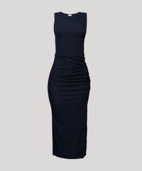 Vestido-Feminino-Mindset-Midi-Canelado-com-Franzido-e-Fenda-Sem-Manga-Azul-Marinho-9970756-Azul_Marinho_5