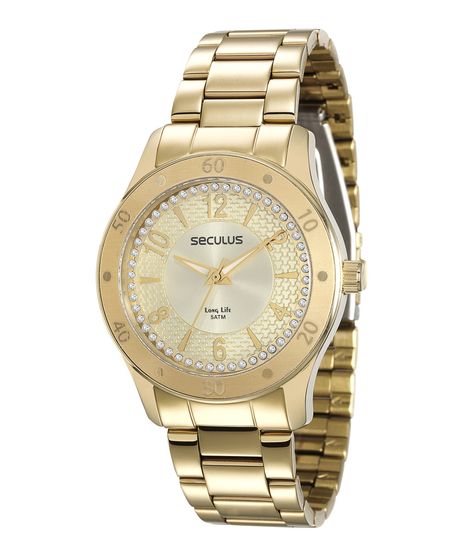 Kit-de-Relogio-Seculus-Feminino---Brinco---Colar---28593LPSVDA1K-Dourado-8413864-Dourado_1