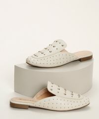 Mule-Feminino-Via-Uno-com-Tachas-Bege-Claro-9963671-Bege_Claro_1