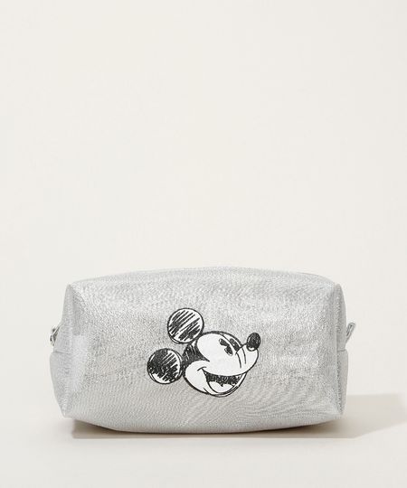 Necessaire-Feminina-Mickey-Tijolinho-com-Brilho-Prateada-9964849-Prateada_1