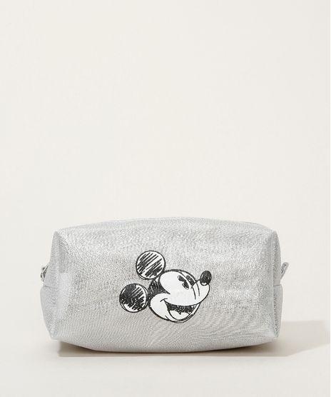 Necessaire-Feminina-Mickey-Tijolinho-com-Brilho-Prateada-9964849-Prateada_1