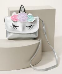 Bolsa-Infantil-Unicornio-Metalizada-com-Glitter-Prateada-9943437-Prateada_2