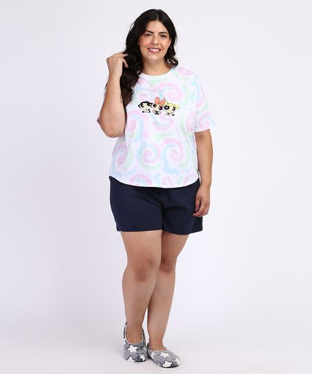 Pijama-Feminino-Plus-Size-As-Meninas--Super-Poderosas-Blusa-Manga-Curta-Estampada-Tie-Dye-Multicor-9961128-Multicor_1 Pijama-Feminino-Plus-Size-As-Meninas--Super-Poderosas-Blusa-Manga-Curta-Estampada-Tie-Dye-Multicor-9961128-Multicor_1
