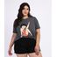 Blusa-Feminina-Betty-Boop-Plus-Size-Manga-Curta-Chumbo-9967443-Chumbo_1