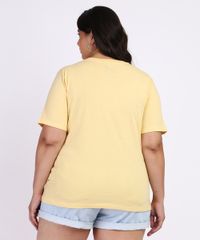 Blusa-Feminina-Plus-Size-A-Pantera-Cor-de-Rosa-Manga-Curta-Amarelo-Claro-9964394-Amarelo_Claro_4