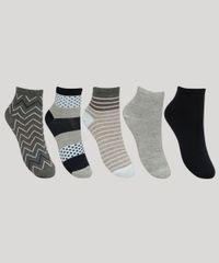 Kit-de-5-Meias-Feminino-Estampado-Listrado-e-Chevron-Cano-Medio-Multicor-9961848-Multicor_1