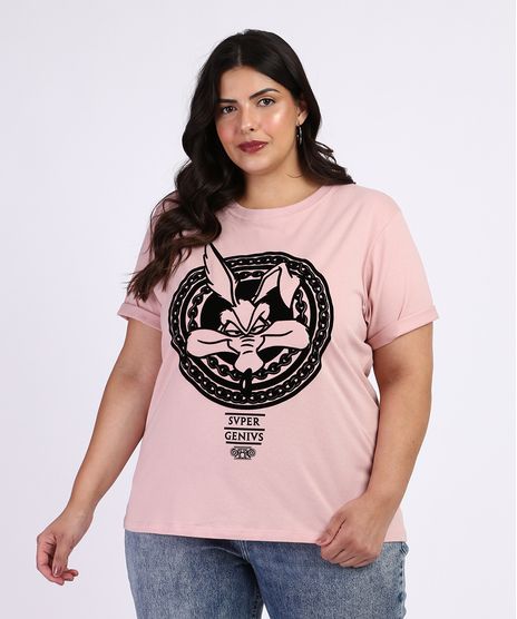 Blusa-Feminina-Plus-Size-Pernalonga-Manga-Curta-Rosa-Claro-9964397-Rosa_Claro_1