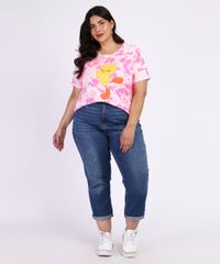 Blusa-Feminina-Plus-Size-Piu-Piu-Estampada-Tie-Dye-Manga-Curta-Multicor-9965070-Multicor_3