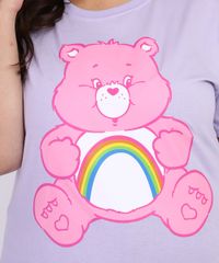 Blusa-Feminina-Plus-Size-Ursinhos-Carinhosos-Manga-Curta-Lilas-9967430-Lilas_2