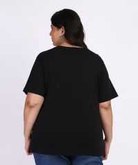 Blusa-Feminina-Plus-Size-Tom-e-Jerry-Manga-Curta-Preta-9967435-Preto_4