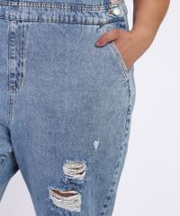 Macacao-Jeans-Feminino-Plus-Size-Relaxed-Destroyed--Azul-Medio-9968950-Azul_Medio_5