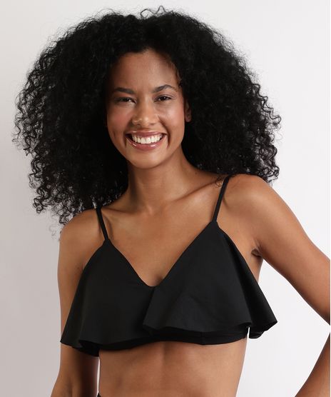 Biquini-Top-Triangulo-Texturizado-com-Babado-e-Bojo-Removivel-Protecao-UV50--Preto-9949771-Preto_1