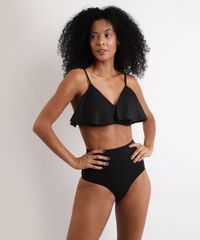 Biquini-Top-Triangulo-Texturizado-com-Babado-e-Bojo-Removivel-Protecao-UV50--Preto-9949771-Preto_3