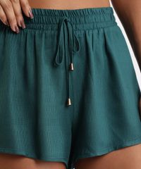 Short-Feminino-com-Cordao-Cintura-Media-Verde-Escuro-9923969-Verde_Escuro_4 Short-Feminino-com-Cordao-Cintura-Media-Verde-Escuro-9923969-Verde_Escuro_4