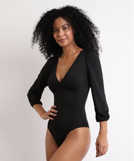Maio-Body-Texturizado-Manga-Bufante-com-Bojo-e-Protecao-UV50--Preto-9949773-Preto_1