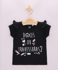 Blusa-Infantil-Halloween--Doces-Ou-Travessuras--com-Babados-Manga-Curta-Preta-9964031-Preto_1