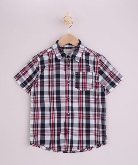 Camisa-Infantil-Estampada-Xadrez-Manga-Curta-Vermelha-9808450-Vermelho_1 Camisa-Infantil-Estampada-Xadrez-Manga-Curta-Vermelha-9808450-Vermelho_1
