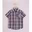 Camisa-Infantil-Estampada-Xadrez-Manga-Curta-Vermelha-9808450-Vermelho_1