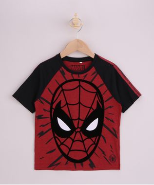 Camiseta-Infantil-Homem-Aranha-Manga-Curta-Raglan-Vermelha-9955389-Vermelho_1