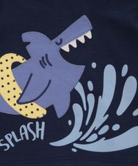 Camiseta-Infantil-com-Estampa-Interativa-de-Tubarao-Manga-Curta-Azul-Marinho-9955069-Azul_Marinho_3