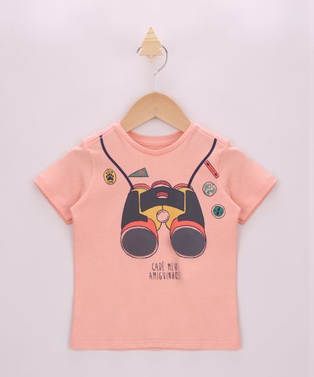 Camiseta-Infantil-com-Estampa-Interativa-de-Binoculo-Manga-Curta-Rosa-Claro-9965787-Rosa_Claro_1