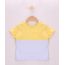 Camiseta-Infantil-com-Recortes-e-Bolso-Manga-Curta-Amarela-9967767-Amarelo_1