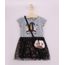 Vestido-Infantil-Halloween-Unicornio-Bruxo-com-Tule-Manga-Curta-e-Bolsa-em-Paetes-Cinza-Mescla-9957560-Cinza_Mescla_1