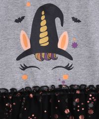 Vestido-Infantil-Halloween-Unicornio-Bruxo-com-Tule-Manga-Curta-e-Bolsa-em-Paetes-Cinza-Mescla-9957560-Cinza_Mescla_2