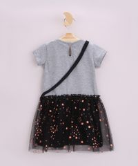Vestido-Infantil-Halloween-Unicornio-Bruxo-com-Tule-Manga-Curta-e-Bolsa-em-Paetes-Cinza-Mescla-9957560-Cinza_Mescla_3