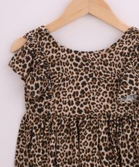 Vestido-Infantil-Estampado-Animal-Print-de-Onca-com-Babados-Manga-Curta-Marrom-9965079-Marrom_3