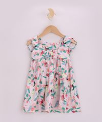 Vestido-Infantil-Estampado-de-Tucanos-com-Babados-Manga-Curta-Coral-9965081-Coral_2