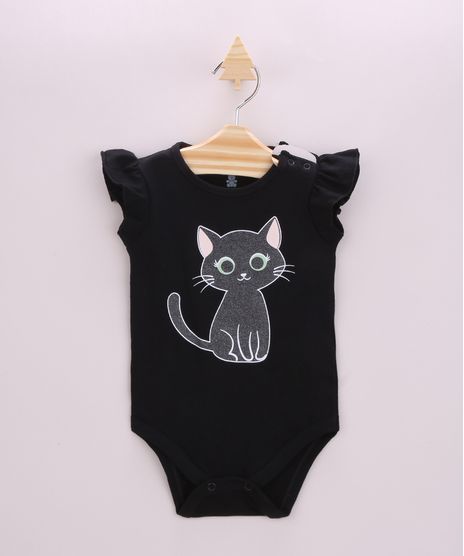 Body-Infantil-Gatinho-com-Babados-Manga-Curta-Preto-9963020-Preto_1