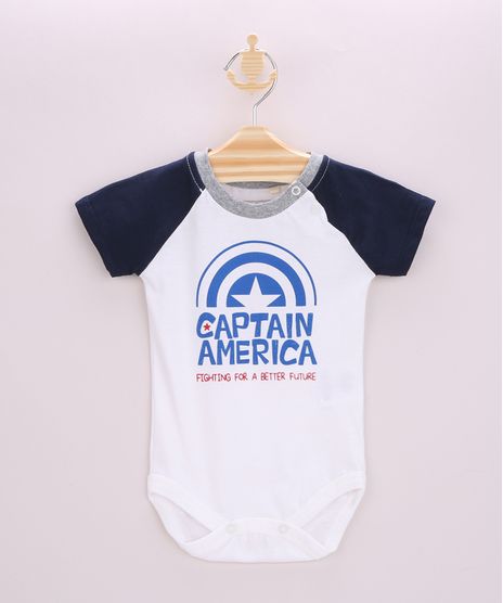 Body-Infantil-Capitao-America-Manga-Curta-Off-White-9963219-Off_White_1