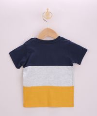 Camiseta-Infantil-com-Recortes-e-Bolso-Manga-Curta-Mostarda-9957235-Mostarda_3