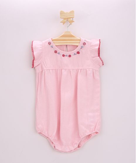 Body-Infantil-com-Linho-e-Bordados-Manga-Curta-Rosa-Claro-9844895-Rosa_Claro_1