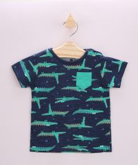 Camiseta-Infantil-Estampada-de-Jacares-com-Bolsinho-Manga-Curta-Azul-Marinho-9957225-Azul_Marinho_1