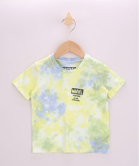 Camiseta-Infantil-Marvel-Estampada-Tie-Dye-Manga-Curta-Multicor-9962409-Multicor_1