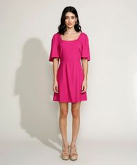 Vestido-Feminino-Curto-com-No-Manga-Curta-Ampla-Pink-9947523-Pink_3