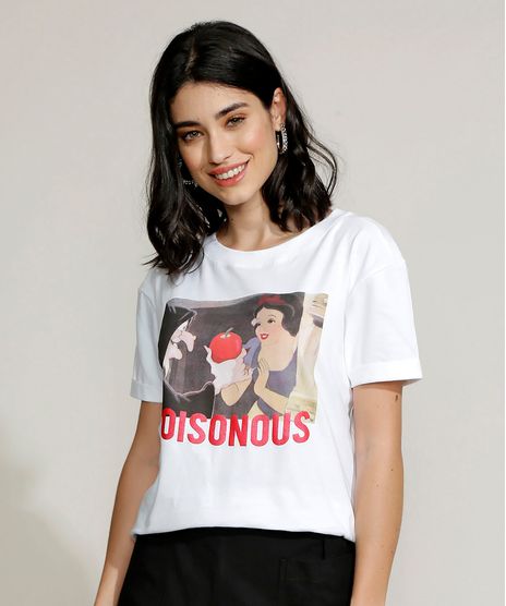 Blusa-Feminina-Ampla-Branca-de-Neve-e-Bruxa-Manga-Curta-Decote-Redondo-Branca-9958050-Branco_1