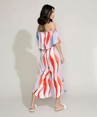 Macacao-Feminino-Pantacourt-Ciganinha-Estampado-Abstrato-com-Fendas-Manga-Curta-Lilas-9960245-Lilas_2
