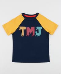 Camiseta-Infantil--TMJ--Manga-Curta-Raglan-Gola-Careca-Azul-Marinho-9961419-Azul_Marinho_1