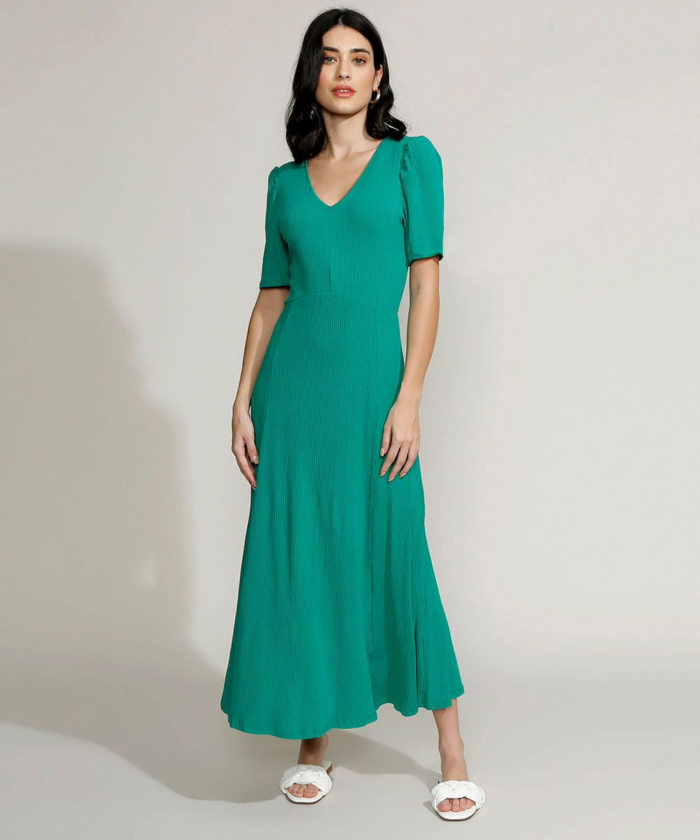 vestido xadrez evase