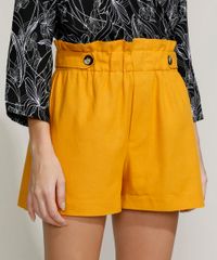 Short-Feminino-Clochard-Cintura-Super-Alta-com-Linho-e-Martingale-Mostarda-9960731-Mostarda_1